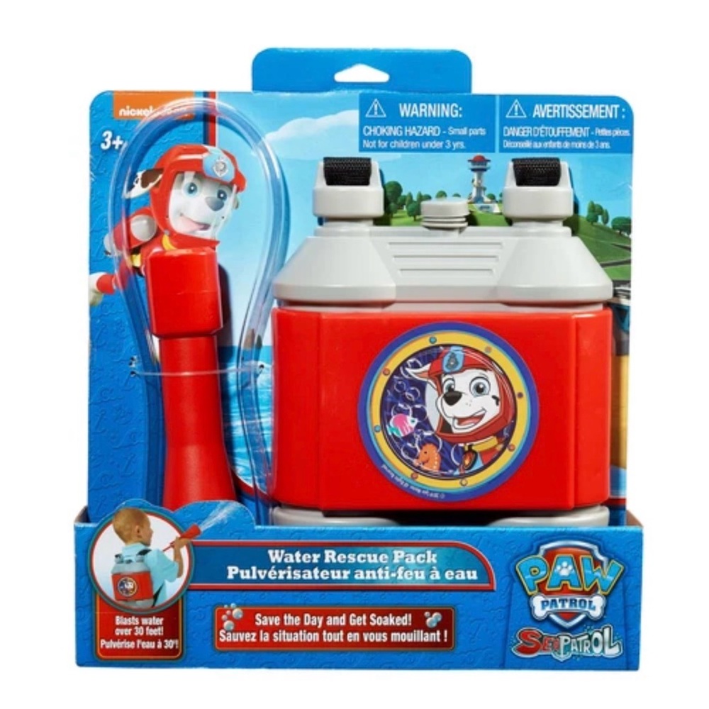 Paw Patrol Sea Patrol Water Rescue Pack Blast Water Over 30ft Age 3+
New w/ Tag